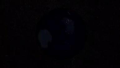 震撼星际穿梭俯瞰地球LOGO演绎AE模板视频的预览图